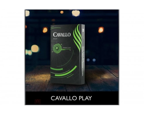 Сигареты CAVALLO Play Green Power Click с Капсулой Ментола оптом Сигареты CAVALLO Play Green Power Click с Капсулой Ментола оптом